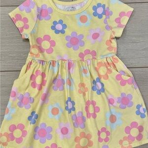 Garanimals Toddler Girls Casual Short Sleeve Dress - Floral Print - Size 3T